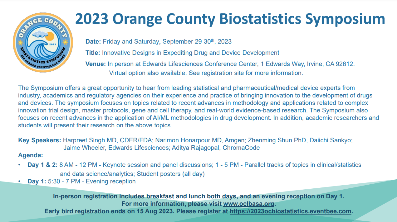 orange county biostatistics symposium
