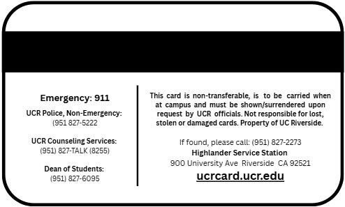 Back R'Card Example