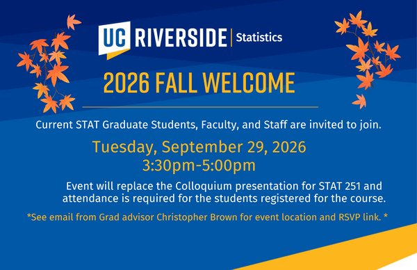 Fall Welcome 2026