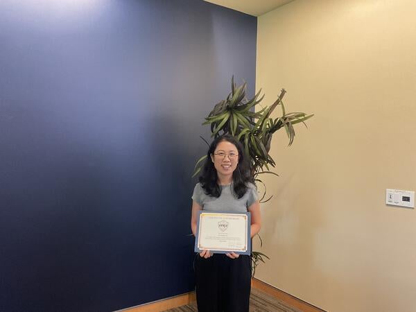 UCR Statistics End of Year Event 2026 - Mu Sigma Rho Faculty Winner Dr. Xiaoqian Liu