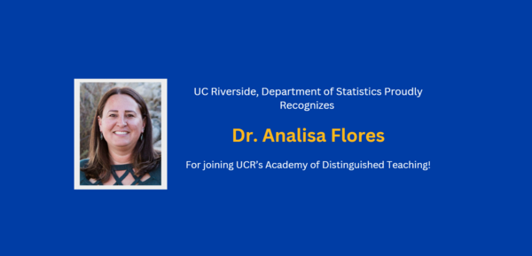 Analisa Flores UCR Academy of Distinguished Teaching 