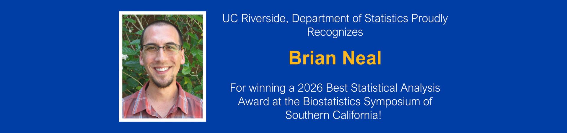 Brian Neal Wins Award at BSSC 2026